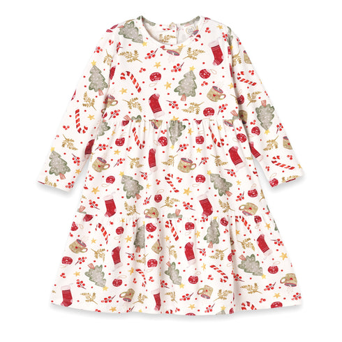 girls-christmas-dress-bamboo-holiday-tiered-twirl-dress-noel Sophia's StyleBaby Girl Clothes-1